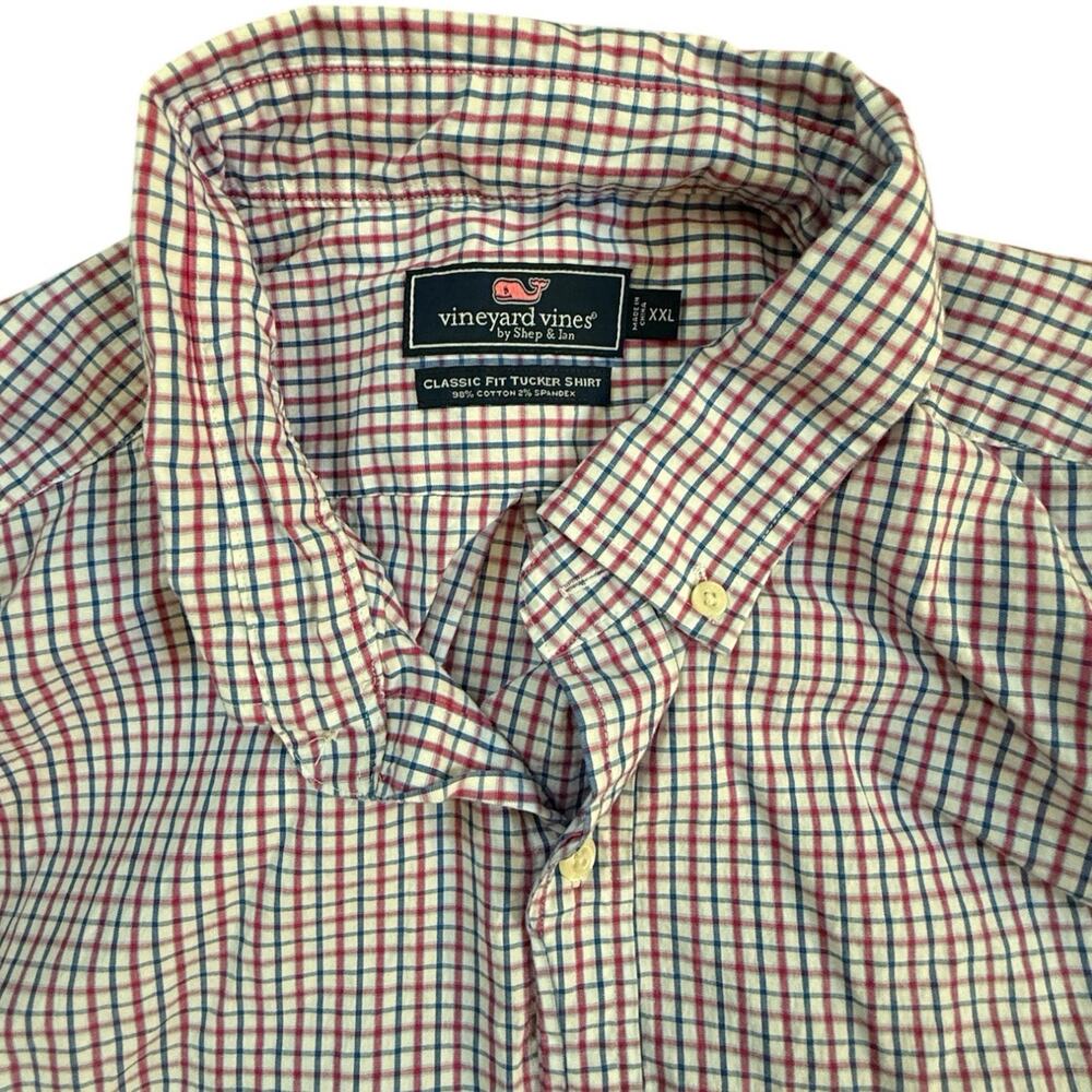 Vineyard Vines Mens 2XL classic fit Tucker Shirt Button Up Long Sleeve EUC